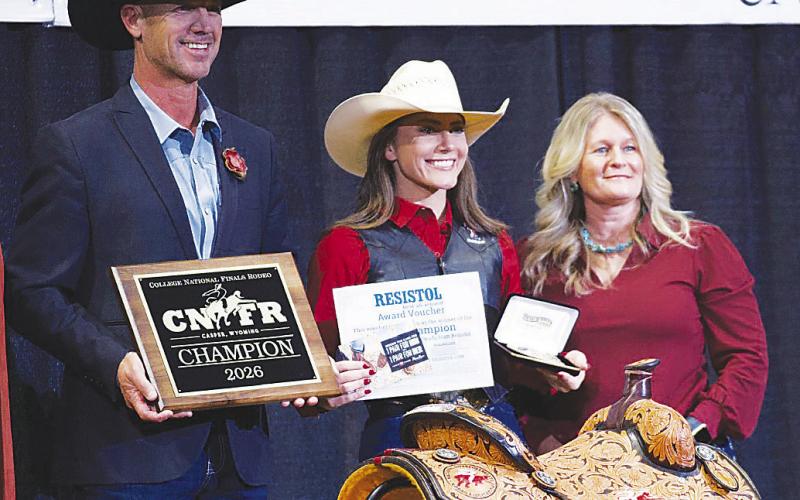 Grady High School graduate Jessi Everett capped off her college rodeo career by winning the breakaway roping national championship at the College National Finals Rodeo in Casper, Wyoming. Everett competed for Texas Tech, where she recently earned a degree in communications.