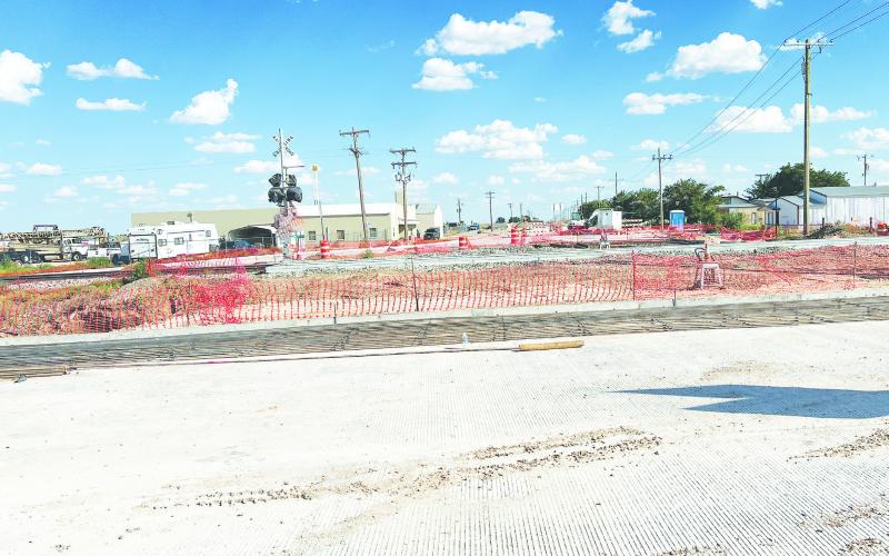 Construction continues at the intersection of BI-20 and SH 137 in Stanton. Weather has caused several delays and crews continue to work diligently building frames and pouring concrete. The TxDOT project tracker has an estimated completion date of December 22, 2025.