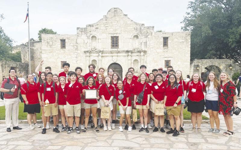 Members of the Stanton High School Best Band Herd were in San Antonio last week for the annual Texas Bandmasters Association Convention. The group received a standing ovation for their performance as a demonstration group intended to help small school band programs across the state.