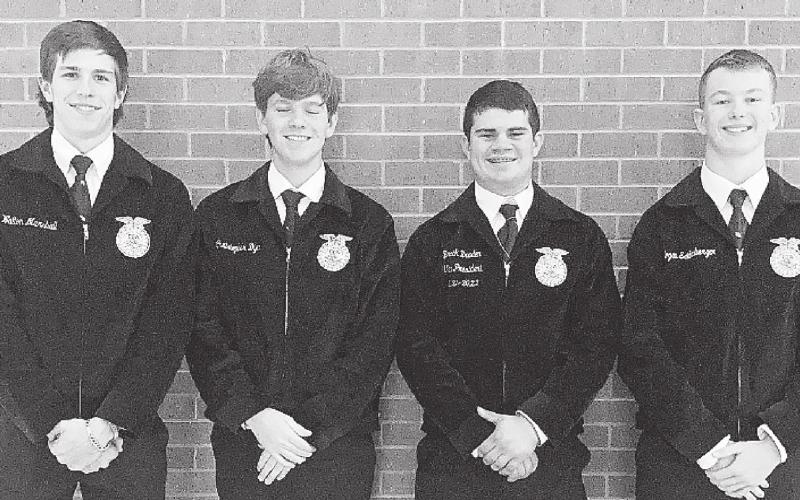 Area FFA Teams Exhibit FFA Leadership Skills at Area Competition
