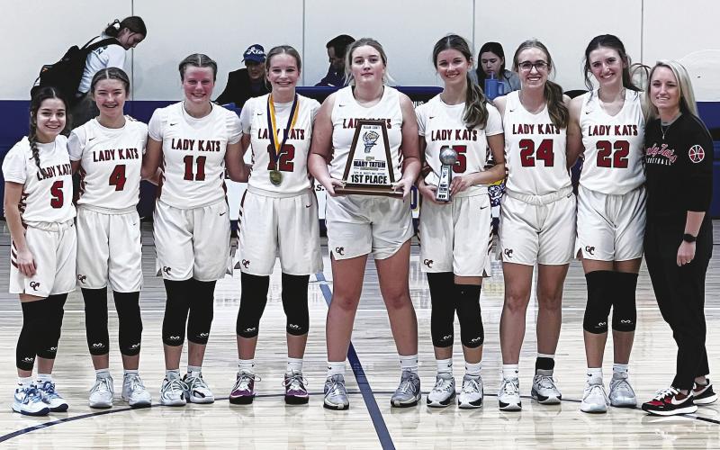 The Garden City junior Varsity Lady Bearkats ran through the competition at the Mary Tatum JV Tournament in Big Lake claiming the title.