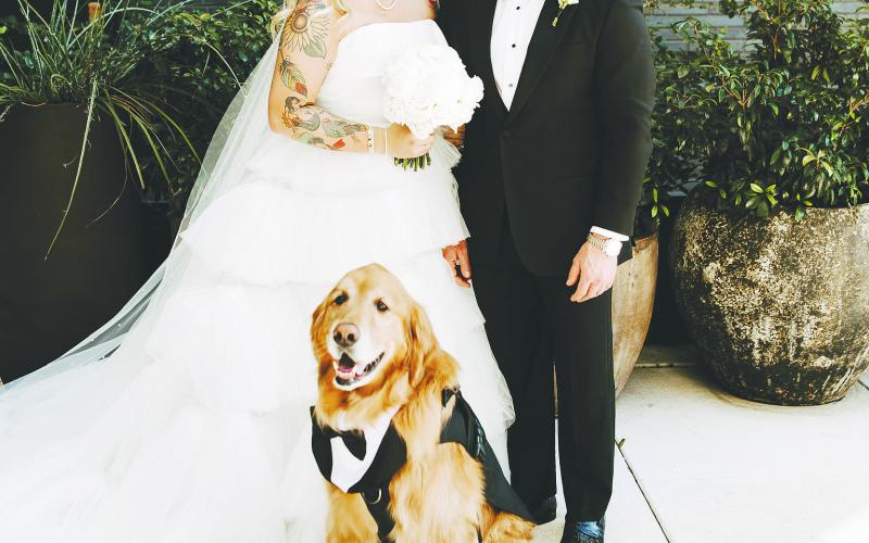 Larcenaire, Shands exchange vows in Dallas winter wedding
