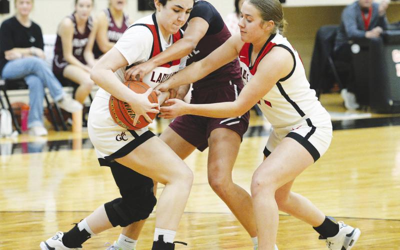 The Garden City Lady Bearkats have a never quit attitude and fought hard for each victory. They recently won the Class 1A Bi-District championship over Edan.