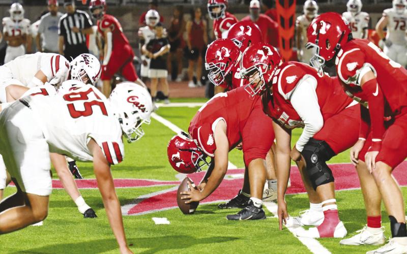 Buffaloes battle hard, face setback against Grape Creek