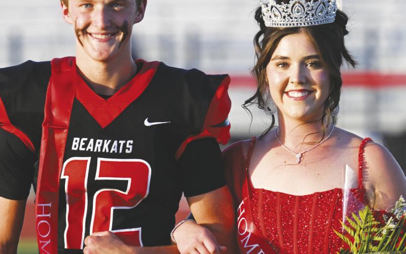 Garden City High School crowned Presley Jost and Lacy Seidenberger the 2025 Homecoming King and Queen.