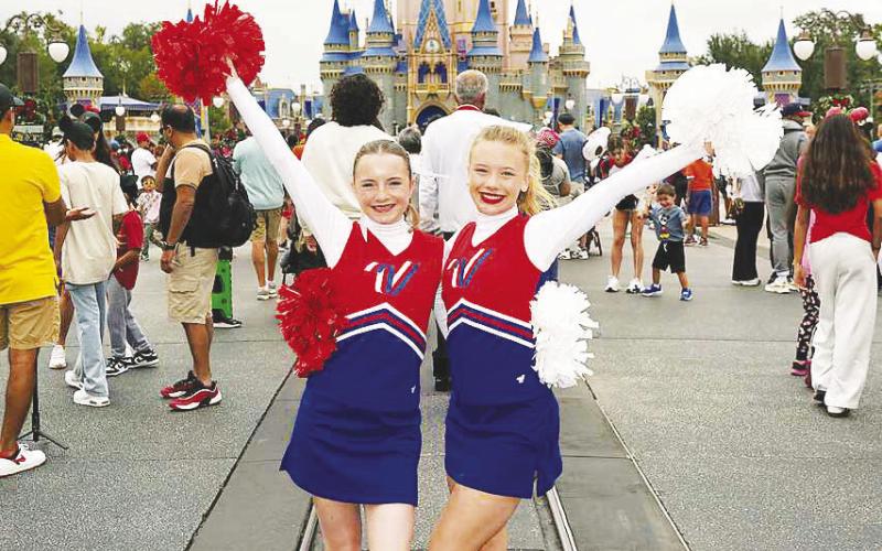 Local Cheerleaders Perform at Walt Disney World Thanksgiving Tour