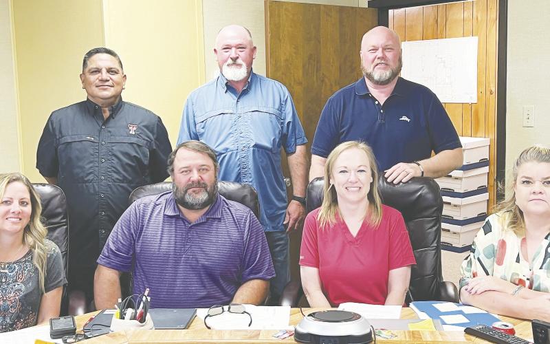 Back Row: Ramiro Reyes, Marty Graham, Reggie Franklin (Vice President) Front Row: Tiffany Carson, Jeremy Louder (President), Jana Cook (Secretary), Kelly Allred