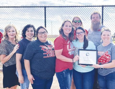 The Martin County Chamber of Commerce presented the Stanton Booster Club, August 2024 Business of the Month at Meet the Buffs Event on Tuesday at Buffalo Stadium in Stanton. Sealed Bid for Livestock Trailer for 4-H in Glasscock County