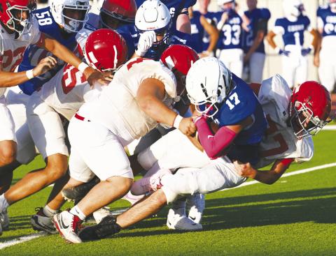 The Stanton Buffaloes defense played really well during the Odessa Compass scrimmage, keeping the Cougars out of the endzone and held Monahans scoreless in the first quarter of the season opener. The Buffs defense playing well will be key this week during the home opener against the Wink Wildcats