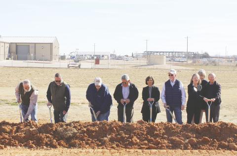 Martin County Hospital District board members, Hospital CEO, and FMH Foundation board members break ground on the new Medical Office Building to be located just east of the current hospital and clinic.