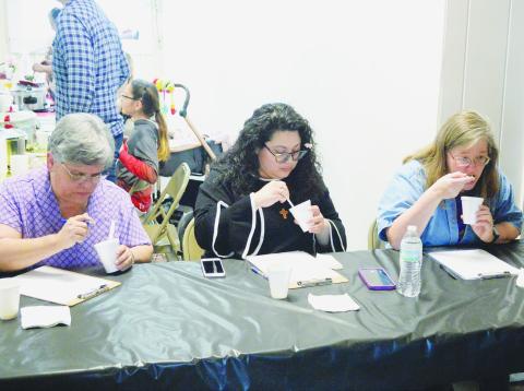 Sisters from the Congregation of Divine Providence in San Antonio and Midland were the honorary judges for the 34th Annual Great Texas Soup Cook-off. Their congregation is the same one that was as the convent in 1888. Pictured are Sister Kate Fitzgerald, Sister Christina Chavez, and Sister Elsa Garcia.