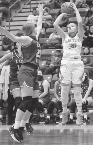 Lady Buffs start strong, finish week with pair of losses