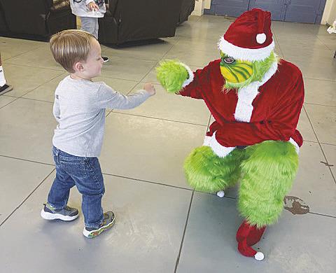 “Pancakes with the Grinch”