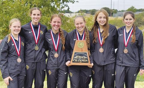 Grady girls claim fourth straight District 6 cross country championship