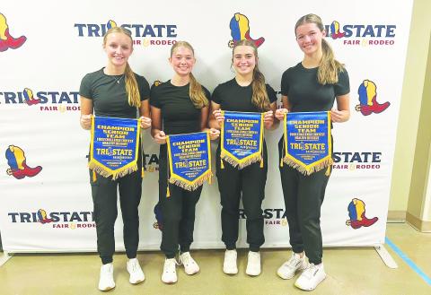 The Glasscock County Senior Food Challenge team took 1st Place at the Tri-State Fair contest in Amarillo.