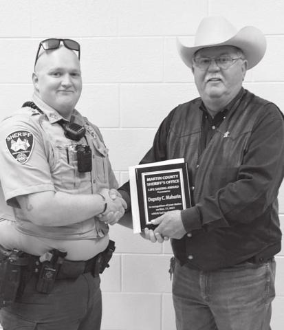 Deputies recognized for life saving achievement