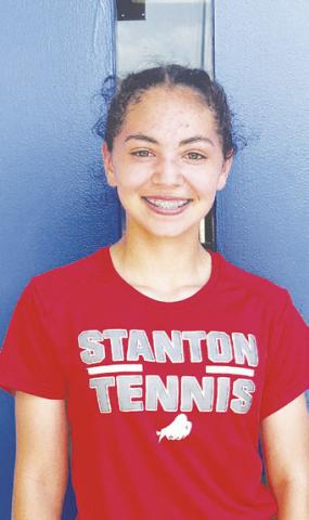 Stanton Junir High District Tennis Tournament Results
