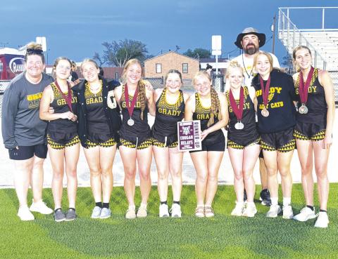 Lady Cats take second at Cougar Relays