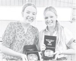 These sisters swept the Permian Basin Fair &amp; Exposition Swine shows top honors... Grand and Reserve of the Show Grand Champion Swine: Kailynn Peugh Reserve Champion: Adalynn Peugh, from Grady.