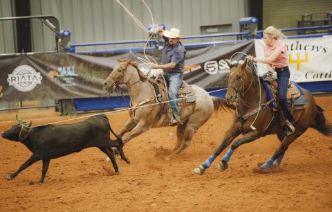 Team ropers compete in a World Series of Team Roping event last weekend, at the new Martin County Community Complex, which will hold its official grand opening June 28.