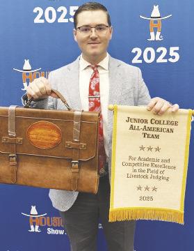Garden City High School graduate Owen Seidenberger was named All-American Junior College Livestock Judging Team member. He is top 1 of 15 in the nation.