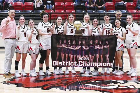 Lady Kats cap perfect district run with title-clinching win