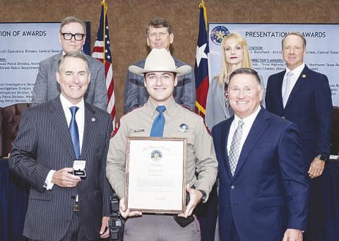 Stanton Trooper Recognized for Heroic Response in Feral Hog Attack