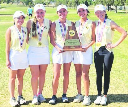 Region I Class A Team Champions: Alyssa Oviedo, Raegan Dennis, Aislynne Mendoza, Jaslynn Mata, Audrey Marler.