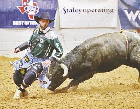 Legendary bull fighter Dusty Tuckness is back in the arena. See him nightly at the rodeo.