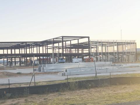 Martin County Hospital District’s new medical office building is starting to take shape with the steel structure standing tall. Completion is expected in Fall 2025.