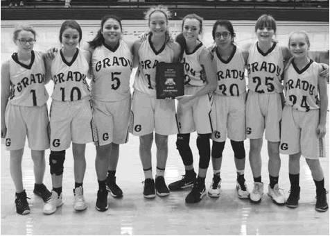 Eighth grade Wildcats win Grady Junior High Tournament.