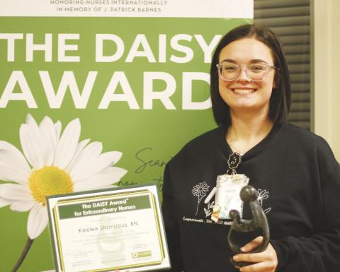 Young nurse balancing work and school wins DAISY award