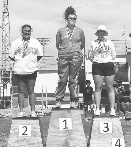 Stanton discus thrower Koli Madison was a top performer for the Buffaloes last week at the district track meet. Madison won the discus and finished third in the shot put.