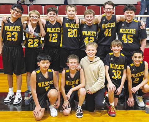Grady JH “B” boys claim first place at Garden City Tournament