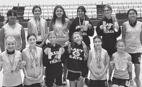 Grady Junior High girls track and field team