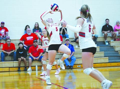 The Stanton Buffaloes volleyball team was in action this weekend in a scrimmage against Big Spring at Greenwood High School.