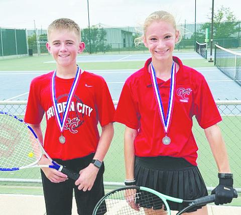 Junior High Kat netters wrap up season