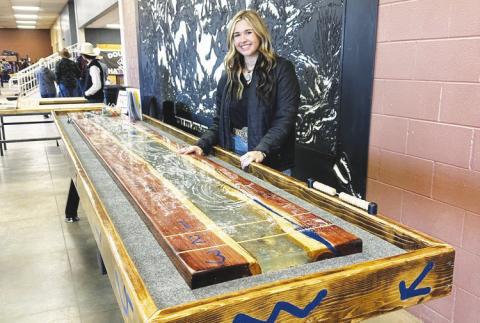 Kyler Dieringer - Epoxy Shuffleboard Table