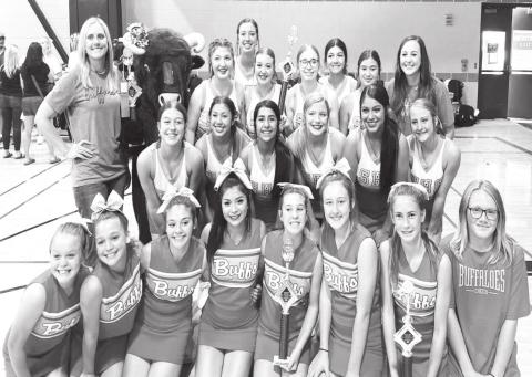 The Stanton cheerleaders