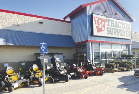 Tractor Supply has the mowers lined up and ready to for Demo Days this weekend.