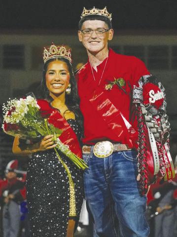 Stanton High School crowned Tino Rodriguez and Gabriela Bustillos the 2025 Homecoming King and Queen. photo by Madi Mabry
