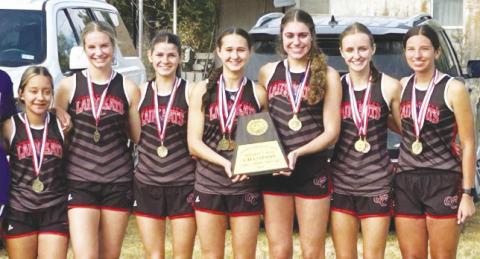 Garden City girls claim district title; boys finish runner-up