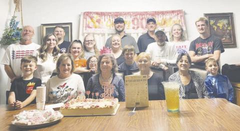 Jannie Linney celebrated her 90th Birthday with a “backyard BBQ” surrounded by her family. She is a woman of God that is faithful and obedient to the calling God has placed on her life. She is diligent in ministry of the Lord Jesus at Hosanna Christian Fellowship, her weekly Nuggets column in the Martin County Messenger, as well as in many other avenues of ministry. Her family praises God for their precious Mom and to many she is Nanny Linney.