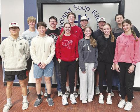 GCHS Student Council had the opportunity to help serve at the Midland Soup Kitchen today. Some of our students volunteered to take time out of their busy schedules to help be a blessing to others. They also got to hear about the rich history of the Midland Soup Kitchen Ministry.