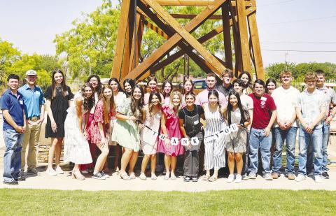 On June 6, Permian Basin Area Foundation hosted a brunch at the 1884 Plaza honoring PBAF scholarship recipients of Martin County schools. Scholarships to Martin County students total $212,000.