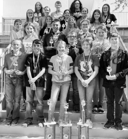 Junior High Kats shine at academic state meet