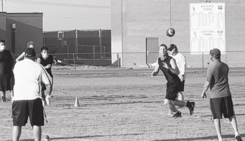 The Grady Wildcats continue to work on some fundamentals with the season’s first scrimmage just around the corner.