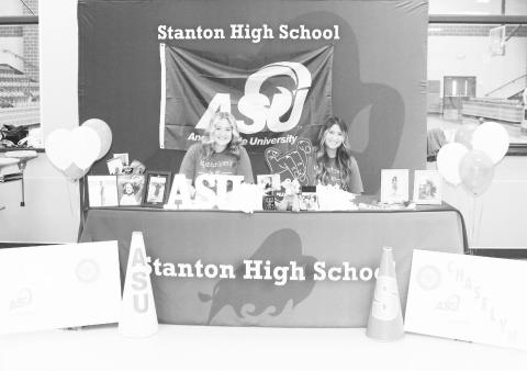 Stanton High School Sees Two Seniors Sign to Cheer for Rams