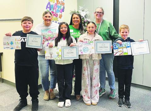FORSAN WINNERS: Alec Najera (5th Grade), Aleyana Rios (5th Grade), Cataleya Moreno (4th Grade) and Cash Williams (4th Grade)
