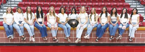 2026-2027 Stanton Varsity High School Cheerleaders: (not in order) Addison Chandler, Kaylee Ritchie, Bailey Brown, Zulayka Salgado, Ryleigh Ramirez, Lily Rodgers, Brooklyn Booth, LeAndra Gee, Tristy Carson, McKynlea Estrada, Malina Ramos, and Yeraldi Galindo. Buffy: Genesis Carrasco.